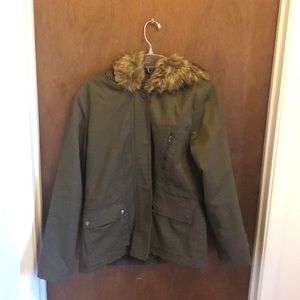 Olive winter coat